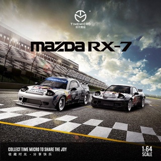 Time Micro 1: 64 Mazda RX-7 Red Bull อัลลอย  ของขวัญ  โมเดล รถ ของเล่นเด็กผู้ชาย ของขวัญวันเกิด ตกแต่งบ้าน