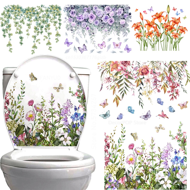 floral-toilet-stickers-pvc-self-adhesive-creative-design-wall-mural