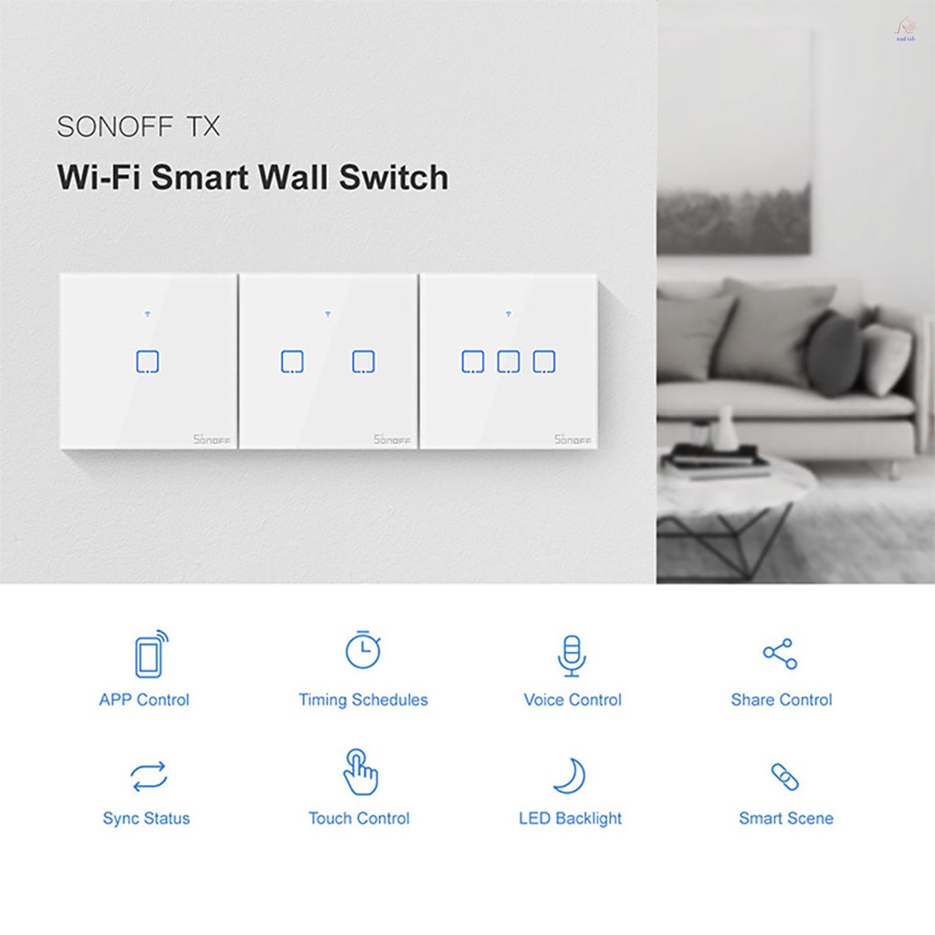 sonoff-t0uk3c-tx-3-gang-สวิตช์ไฟติดผนังอัจฉริยะ-wifi-app-touch-control-timer-uk-standard-panel-smart-switch-เข้ากันได้กับ-google-home-nest-amp-alexa