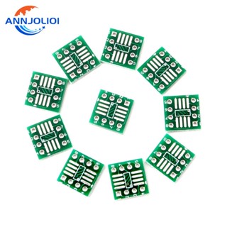 Ann บอร์ดอะแดปเตอร์แปลง PCB SOP8 SSOP8 TSSOP8 เป็น DIP8 10 ชิ้น