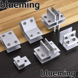 Blueming2 แคลมป์หนีบกระจก ชั้นวางของ แบบโลหะผสมสังกะสี สําหรับเฟอร์นิเจอร์ 6-12 มม.