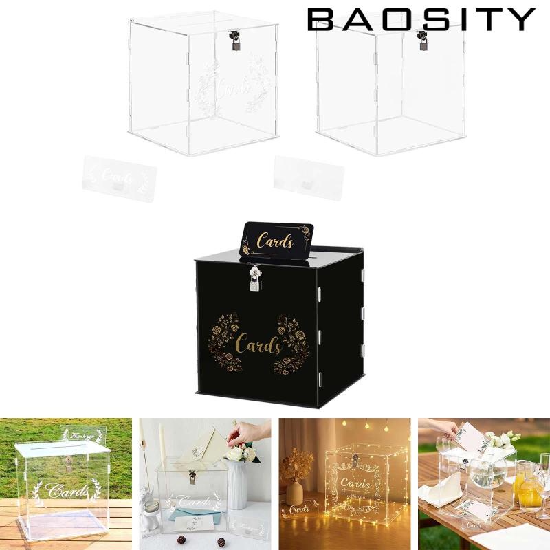 baosity-กล่องการ์ดแต่งงาน-อะคริลิค-หรูหรา-ทนทาน-สําหรับฉลองครบรอบวันเกิด