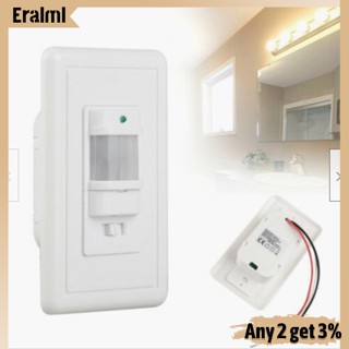 Eralml โคมไฟติดผนัง ระบบเซนเซอร์อินฟราเรด เปิด ปิดอัตโนมัติ 100-240V พร้อมไฟแสดงสถานะ