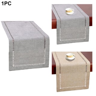 Solid Reusable Living Room Soft Home Decor Party Kitchen Daily Furniture Protection Dining Tabletop Table Runner