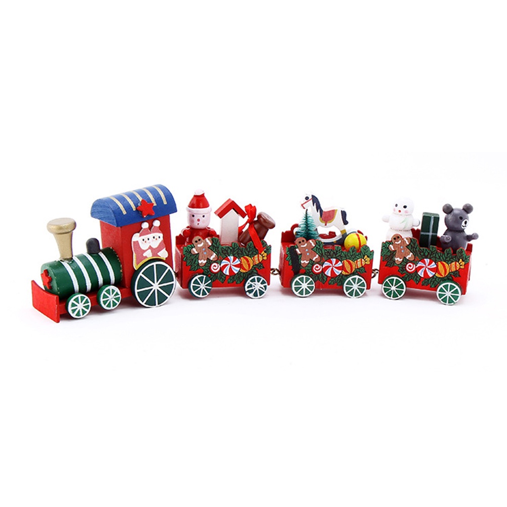 christmas-รถไฟไม้-ของเล่น-ของขวัญคริสต์มาส-สําหรับเด็ก