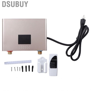 Dsubuy HG Tankless Hot Water Heater Quick Heating Golden Electric