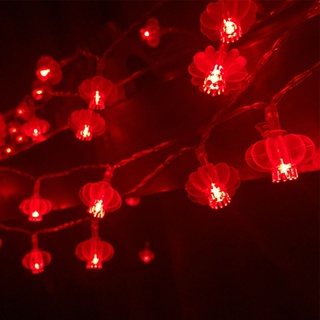 โคมไฟ Led สีแดง ขนาดเล็ก เหมาะกับเทศกาลตรุษจีน สําหรับตกแต่งบ้าน ปีใหม่ 4RZK