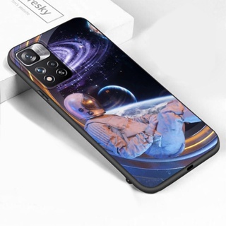 สําหรับ Redmi Note 11S 11T 11 Pro 4G 5G Note 11 Pro Plus เคสโทรศัพท์ซิลิโคน TPU แบบนิ่ม ลายนักบินอวกาศ กันกระแทก