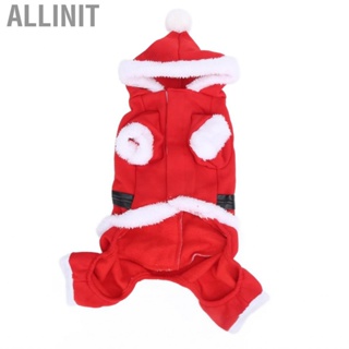 Allinit Pet Christmas Clothes Dog Puppy Santa Claus Costume For  Up Gift