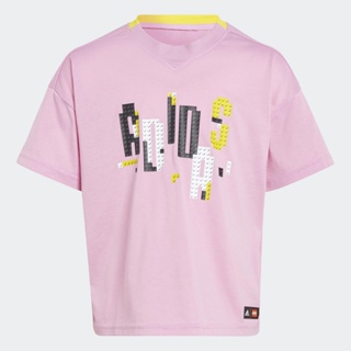 adidas ไลฟ์สไตล์ เสื้อยืด adidas x Classic LEGO® เด็ก สีม่วง IJ7296