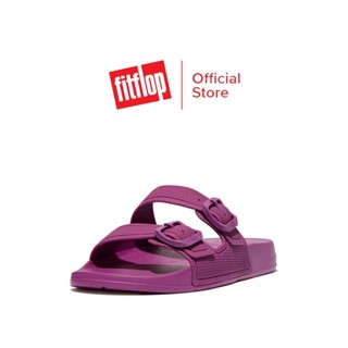 FITFLOP IQUSHION TWO BAR SLIDES รองเท้าแตะผู้หญิง รุ่น FD2-A29 สี MIAMI VIOLET