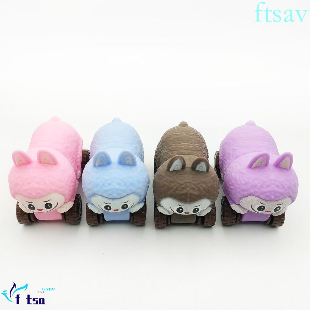 Swiftsaver Labubu ของเล่นบีบ, รถยืดพร้อมล้อ Labubu Fidget Toy, Sensory ...