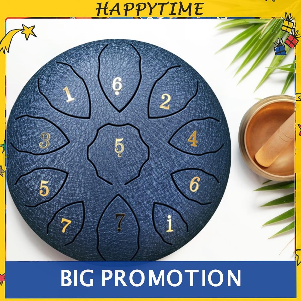8 นิ้ว 11 หมายเหตุลิ้นเหล็กกลอง F Key Handpan กลองเสียง Healing ...