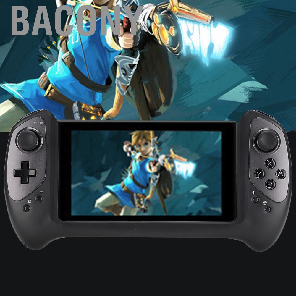 bacony-black-game-controller-gamepad-for-ns-switch-play-console-joystick-plug-and