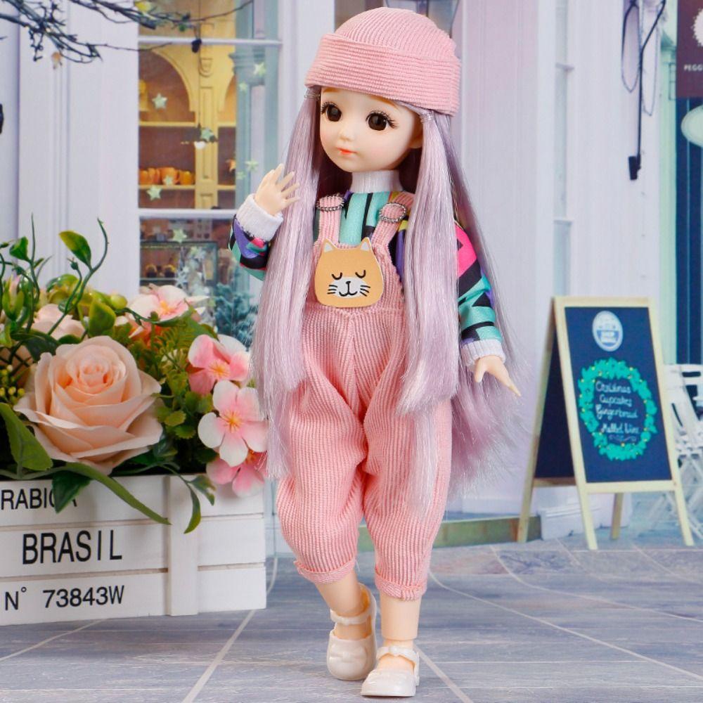 darby-bjd-ดวงตา-3d-พร้อมเสื้อผ้า-ข้อต่อถอดได้-หลากสี-30-ซม-สําหรับตกแต่งบ้านตุ๊กตา-ของขวัญวันเกิด
