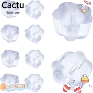 Cactu จี้ยางซิลิโคน รูปกลีบดอกไม้น่ารัก แบบเปลี่ยน สําหรับทําเครื่องประดับ ต่างหู