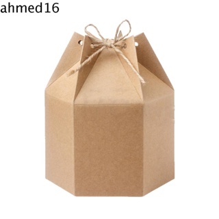 Ahmed กล่องกระดาษคราฟท์ สําหรับใส่ลูกอม 10 30 50 ชิ้น