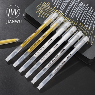 Jianwu ชุดเครื่องเขียน ปากกาเจล 1 มม. 3 ชิ้น ต่อชุด