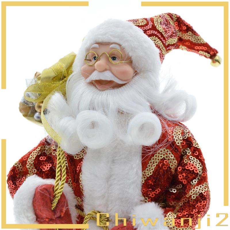 chiwanji2-ฟิกเกอร์ตุ๊กตาซานต้า-สีแดง-30-ซม-สําหรับตกแต่งบ้าน-เทศกาลคริสต์มาส