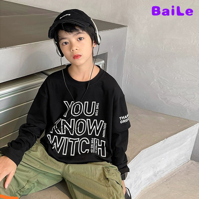 baile-little-forest-เสื้อยืดแขนยาว-สไตล์ฤดูใบไม้ร่วง-สําหรับเด็กผู้ชาย