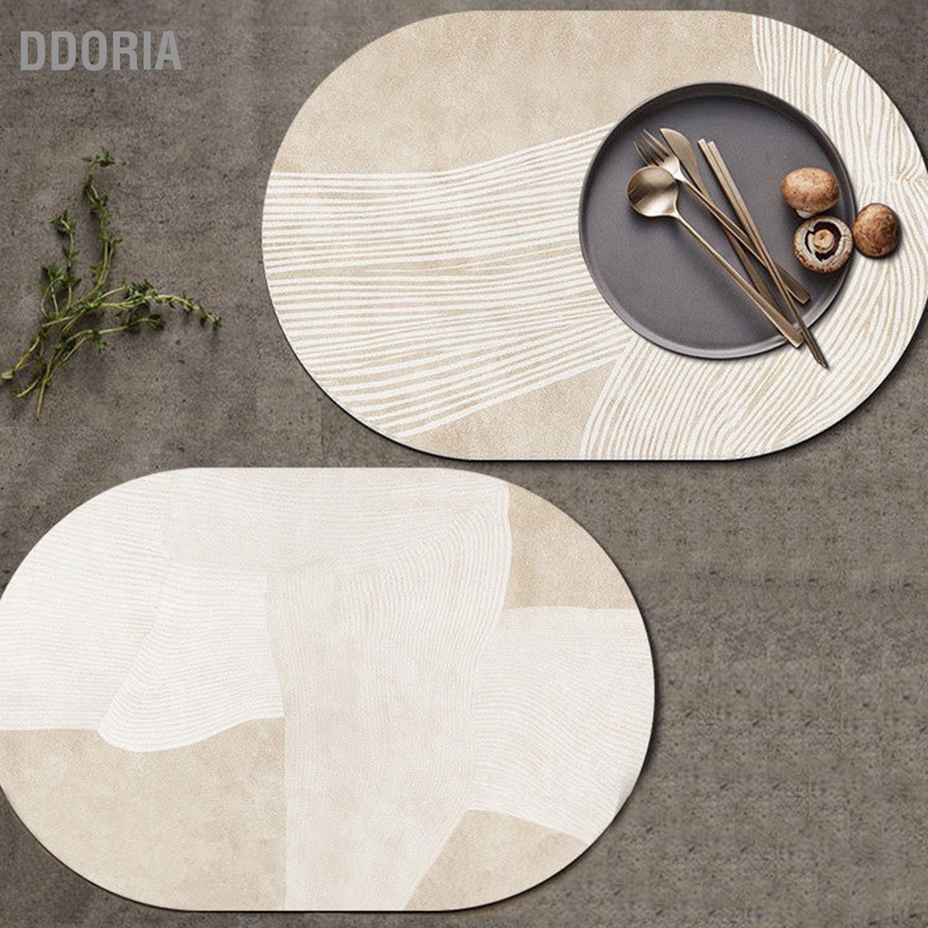 ddoria-placemat-ทนความร้อนหนัง-faux-กันน้ำน้ำมันทนอาหารค่ำแผ่นโต๊ะสำหรับโต๊ะในครัว