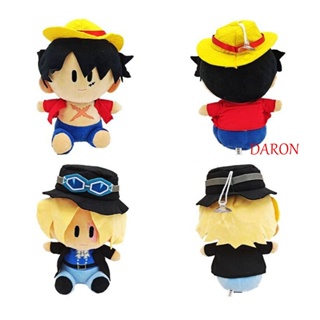 Daron ตุ๊กตาการ์ตูนอนิเมะ Luffy Roronoa Zoro น่ารัก ขนาด 25 ซม. ของเล่นสําหรับเด็ก