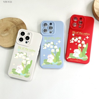 VIVO Y21 Y21S Y21T Y21A Y33S Y33T Y01 Y01A Y15S Y15A Y15C Y50 Y30 Y30i Lily Of The Valley เคส เคสโทรศัพท์