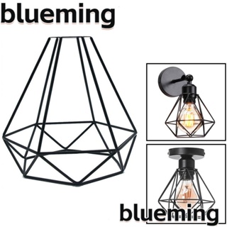 Blueming2 โคมไฟเพดาน กรอบลวดเหล็ก ทรงเรขาคณิต สําหรับตกแต่งบ้าน
