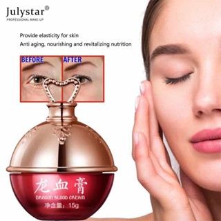 JULYSTAR Dragon&amp;#39;s Blood Cream Rejuvenation Without Greasy Face Cream Anti-aging ลบริ้วรอยไวท์เทนนิ่ง Brightening Moisturizing Natural Essence Anti Aging ลดเลือนริ้วรอย