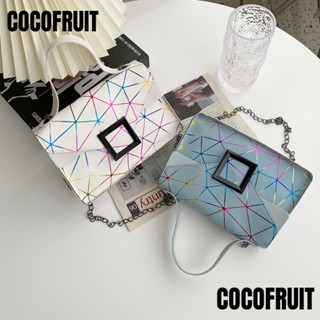 Cocofruit กระเป๋าสะพายไหล่ กระเป๋าถือ หนัง PU น้ําหนักเบา พร้อมสายสะพาย แฟชั่นสําหรับสตรี