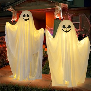 Halloween_ พร็อพผี LED เรืองแสง ทนทาน สําหรับตกแต่งปาร์ตี้ฮาโลวีน 1 ชุด