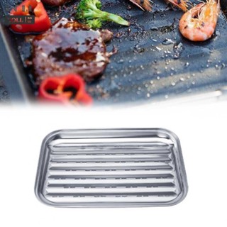 ⭐NEW ⭐Experience Versatile Grilling with a Reusable Stainless Steel Grill Tray 34x24cm