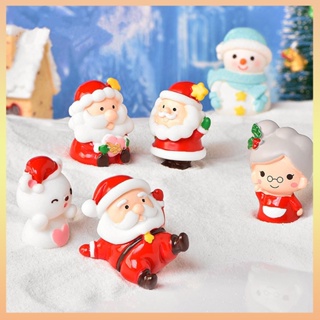 ตุ๊กตาซานตาคลอส สโนว์แมน ขนาดเล็ก สําหรับตกแต่งบ้าน สวน เทศกาลคริสต์มาส