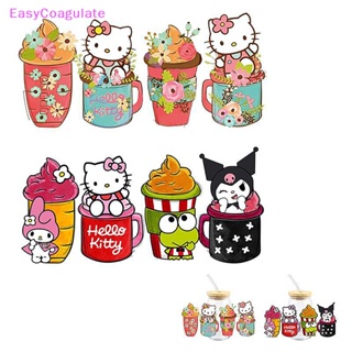 Eas Sanrio สติกเกอร์ฉลาก ลายการ์ตูนโลโก้ UV 3D กันน้ํา ทนทาน สําหรับติดตกแต่งแก้ว