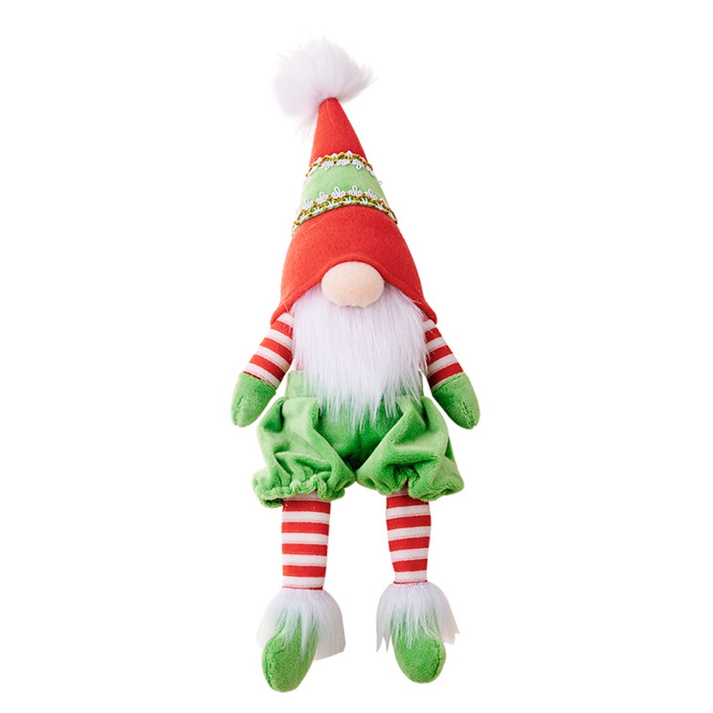 christmas-ตุ๊กตาโนมไร้หน้า-ขายาว-สีแดง-สีเขียว-สําหรับตกแต่งบ้าน-ของขวัญปีใหม่