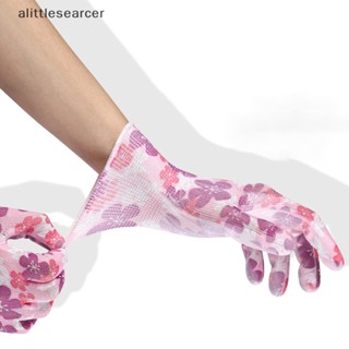 Alittlesearcer ถุงมือทํางาน กันลื่น ทําความสะอาดลานบ้าน สวน ดอกไม้ ผู้ชาย ผู้หญิง กันลื่น ครัวเรือน ถุงมือป้องกันแรงงาน EN