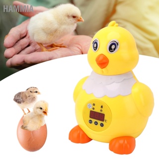  HAMMIA ตู้ฟักไข่ขนาดเล็ก 6 ฟองอัตโนมัติเต็มรูปแบบเครื่องฟักไข่สัตว์ปีกขนาดเล็กสำหรับไข่ไข่เป็ดไข่ห่าน