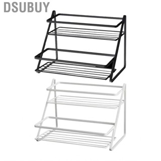 Dsubuy Spice Rack Organizer  2 Tiers Draining Effect Countertop Storage Multifunction for Home Kitchen