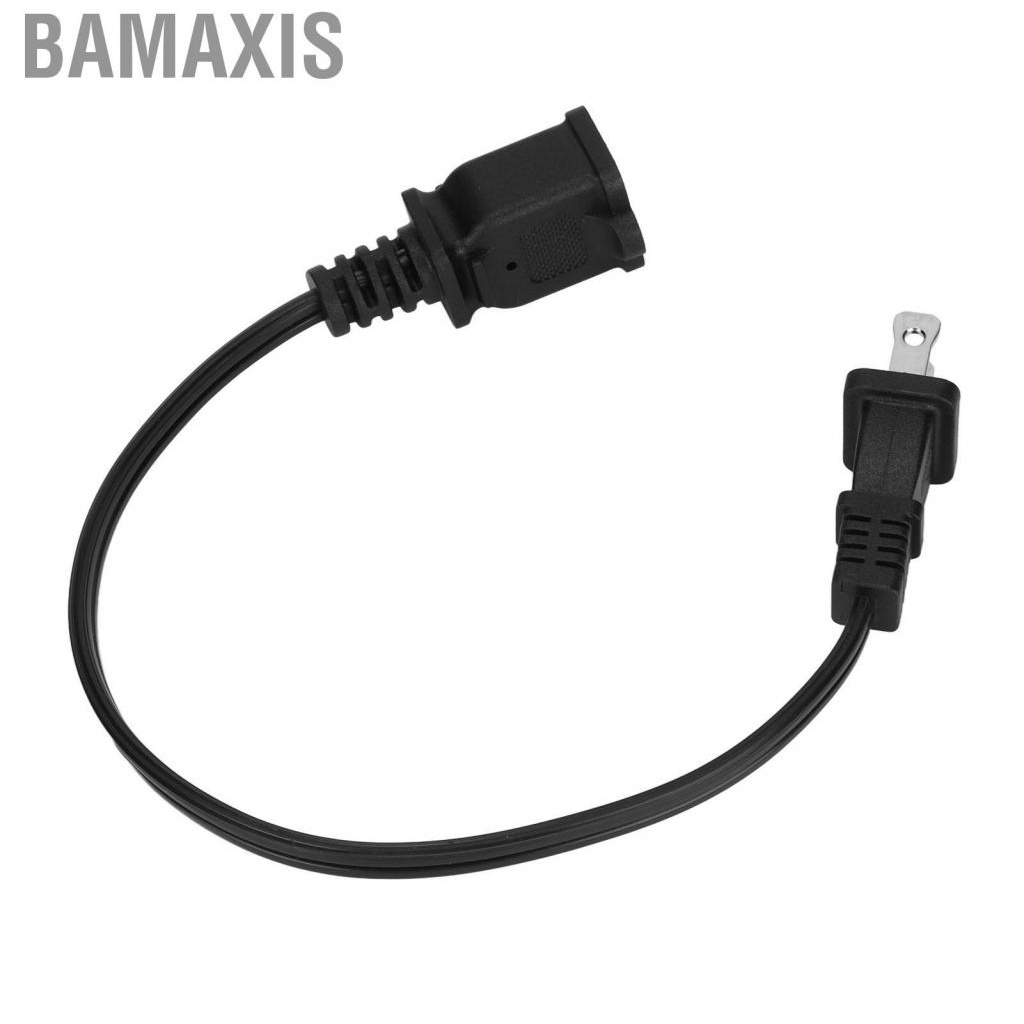 bamaxis-power-extension-cord-nema-1-15p-to-1-15r-2-prong-male-female-12-6in