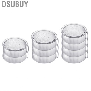 Dsubuy Insulated  Cover  Heat Preservation Transparent Humanized Handle Multilayer Fly Proof  Keeping for Kitchen Dining Table