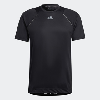 adidas เทรนนิง เสื้อยืดเทรนนิง HIIT Spin ผู้ชาย สีดำ HN9367