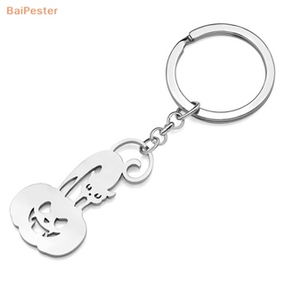 [BaiPester] พวงกุญแจ สเตนเลส ชุบทอง จี้รูปฟักทอง ฮาโลวีน สําหรับสัตว์เลี้ยง สุนัข แมว