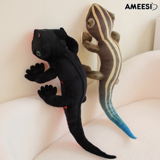 Ameesi หมอนตุ๊กตาสัตว์เลื้อยคลาน จิ้งจกจําลอง แบบนิ่ม สําหรับตกแต่งบ้าน