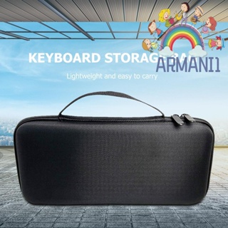 [armani1.th] กระเป๋าเดินทางคีย์บอร์ดไร้สาย มีซิปคู่ สําหรับ Logitech MX Keys Mini