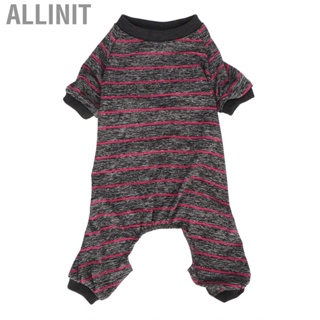 Allinit Dog Pajamas Thin Breathable 4 Legs Pet Apparels for Summer Home