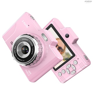 Mua- กล้องเด็ก แบบพกพา 1080P กล้องขนาดกะทัดรัด 48MP เลนส์คู่ ซูมออปติคอล 8 × รองรับการ์ดหน่วยความจํา 32GB TF กล้อง Mini CCD พร้อมหน้าจอ TFT 2.8 นิ้ว ของขวัญที่ดีสําหรับเด็กผู้ชาย เด็กผู้หญิง