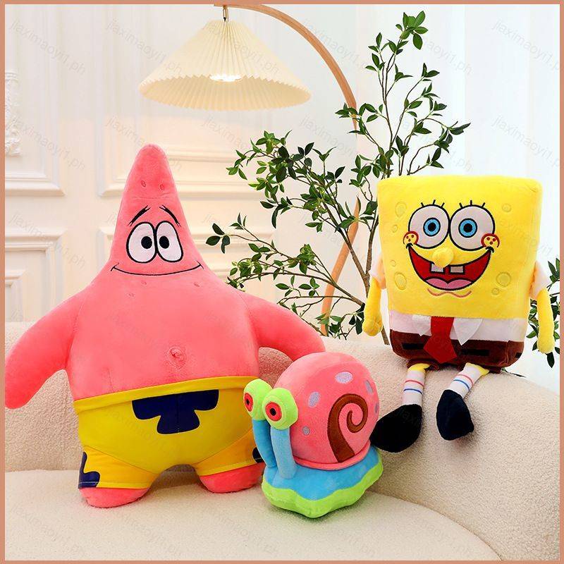 ตุ๊กตา-spongebob-squarepants-patrick-star-gary-the-snail-ขนาด-23-ซม-75-ซม-ของเล่นสําหรับเด็ก-ตกแต่งบ้าน