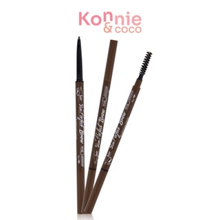 In2It Slim Perfect Brow Eyebrow Liner 0.1g อินทูอิท ดินสอเขียนคิ้ว หัวดินสอขนาด 1.5mm สีเด่นชัด ติดทนนาน.