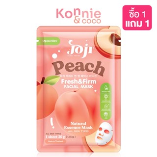 JOJI Secret Young Peach Fresh Firm Mask 30g โจจิ ซีเครท ยัง แผ่นมาสก์หน้า สูตรพีช.