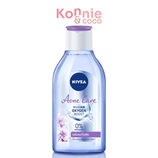 NIVEA Acne Care Make Up Clear Micellar Water 400ml นีเวีย แอคเน่ แคร์ ไมเซล่า คลีนซิ่งสูตรน้ำสำหรับผิวเป็นสิวง่าย.